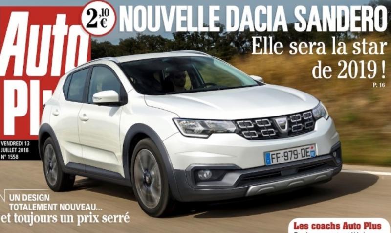 Presa franceza publica prima imagine cu noua Dacia Sandero: Va fi starul anului 2019